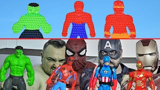 Superheroes Play With Toys Compilation [upl. by Alrrats]