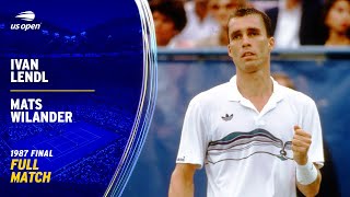 Ivan Lendl vs Mats Wilander Full Match  1987 US Open Final [upl. by Inaffyt]