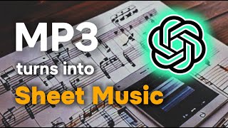 Unlock the Power of AI Convert Your MP3 to Sheet Music in Just 10 Seconds [upl. by Eniawd]