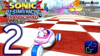 Sonic All Star Racing Transformed Android Walkthrough  Part 2  World Tour Sunshine Coast [upl. by Notreve657]