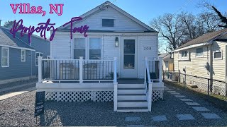 Villas NJ Single Family Home Tour  2BR and 1BA  For Sale [upl. by Otilrac]