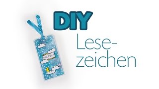 DIY Lesezeichen mit Stempeln selber machen [upl. by Donnamarie]