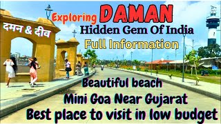 Daman  Daman Tour  Place to visit  Low budget  Mini Goa  Vlog ❤️❤️ [upl. by Persse961]