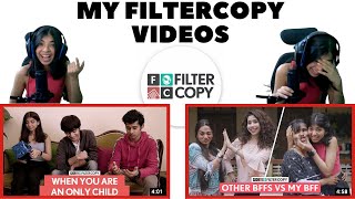 REACTING TO MY OWN FILTERCOPY VIDEOS  DEVISHI MADAAN [upl. by Pomeroy]