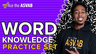 How to Practice for the ASVAB Word Knowledge 2024 [upl. by Simmie69]