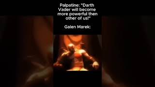 Galen Marek is truly the most powerful Force Wielder starwars starkiller memes godofwar [upl. by Rehpitsirhc620]