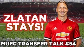 Zlatan Signs New Contract  MUFC Transfer Talk 54 [upl. by Ialocin]