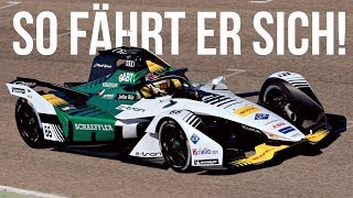 So fährt sich das NEUE FORMEL E AUTO  Daniel Abt [upl. by Anayi]