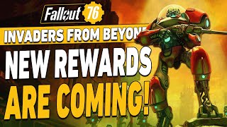 NEW REWARDS  All Fallout 76 Invaders From Beyond Rewards [upl. by Petras28]