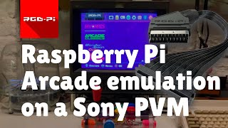 RGBPi Review  Pixel Perfect Retrogaming emulation on a Sony PVM CRT in 4K rgbpi crtpi [upl. by Susie518]