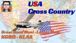 USA CROSS COUNTRY  Great Bend Muni  Lamar Muni  MSFS2020 [upl. by Diba]