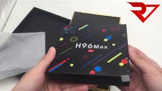 H96 MAX H2 4g 32g rk3328 kodi 180 tv box overview [upl. by Saxet]