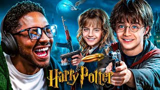 I Watched HARRY POTTER WITH GUNS Its So INSANE I LOST It [upl. by Adnahsam714]