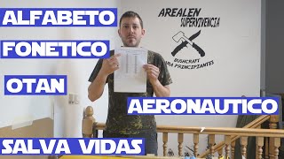 Alfabeto fonético OTAN o Aeronautico OACI [upl. by Hanimay]