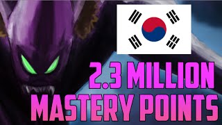 DIAMOND KOREAN TOP KHAZIX 2300000 MASTERY POINTS Highest Mastery Points 14 Kills 20 Mins [upl. by Marsha]