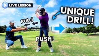 MIRACLE Downswing Drill For Ball Then Turf Contact With Your Irons [upl. by Cornall]