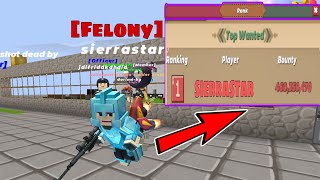 Hunting and Killing TOP 1 PLAYERS in Jailbreak Rank  Blockmango [upl. by Gloriane]