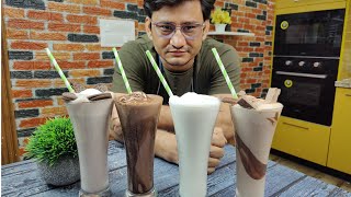 बड़ेबड़े Café और Restaurant के महंगे Shakes अब बनेंगे सस्ते और बड़ी आसानी से  Milk Shakes Recipes [upl. by Brittani]