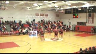 Rutland High School Cheerleaders Senior Night [upl. by Sicular]