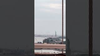 Statue of Liberty From The Brooklyn Bridge [upl. by Aicirpac]