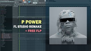 Gunna  P power ft Drake FL Studio Remake  Free FLP [upl. by Adlez249]