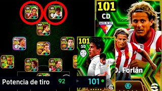 🤟 ASI JUEGA FORLAN amp RAUL 101 EPICO La Mejor Dupla del Juego  eFootball Mobile [upl. by Aletsirc]