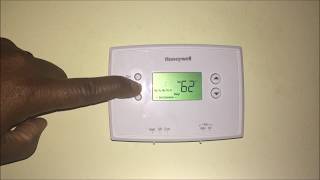 How To Easily Program a Honeywell Thermostat [upl. by Yelsehc]