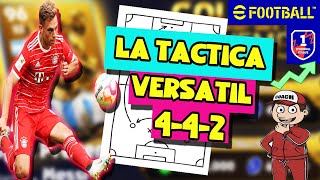 FORMACIÓN 442 en EFOOTBALL 2024 🔼❗❗ LAS MEJORES TÁCTICAS [upl. by Anihtyc]