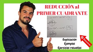 REDUCCIÓN AL PRIMER CUADRANTE  TRIGONOMETRÍA  PROFESOR OAK  EASY STUDY [upl. by Terriss]