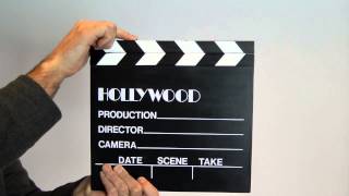 Clapboard Snap  Use to synchronize sound and video [upl. by Enimisaj]