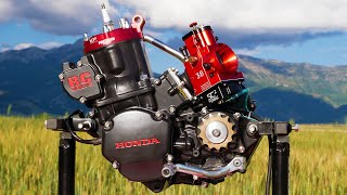 The Ultimate Honda CR250 2 Stroke Engine Build [upl. by Ronoc979]