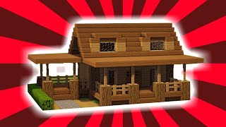 ✔ Como hacer una IDEAL CASA SURVIVAL para Minecraft FACIL Y RAPIDO [upl. by Wearing]