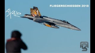 FLIEGERSCHIESSEN AXALP 2018 WILDGÄRST OVER HEAD INSANITY  SWISSPOWERJET [upl. by Annert]