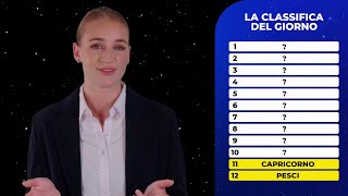 OROSCOPO CLASSIFICA del GIORNO SABATO 7 OTTOBRE [upl. by Rivy]