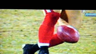 Punt Fumble off Kyle Williams Knee in 49ers Giants game [upl. by Washburn]