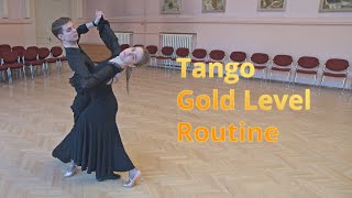 Tango Gold Level Choreography  Chase Contra Check [upl. by Azerila]