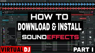 VIRTUAL DJ  How To DOWNLOAD SOUND EFFECTS and DJ DROPS  virtual dj 2022  2021 [upl. by Lekkim]