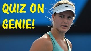 What is Eugenie Bouchards best ranking [upl. by Annoyek715]