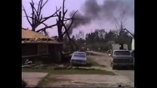 Plainfield Illinois Tornado Damage 1990 [upl. by Martha]