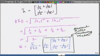 Lecture 13 MaximalRatio Combining [upl. by Hallsy]