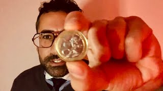 ASMR Numismatist Reviews your Rare Coin Collection roleplay [upl. by Sexela]