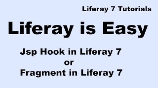 Liferay Tutorial 19  Overriding a Module’s jsps or Jsp hook in Liferay DXP [upl. by Belinda]