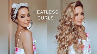 Heatless Curls Tutorial  Shonagh Scott [upl. by Rriocard]