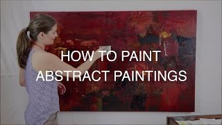 Abstract Painting Techniques with Nicola Newman [upl. by Aridnere]