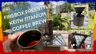 Firebox Freestyle Triangle Torch Coffee Brew Keith Coffee Maker White Sage Fire [upl. by Pyotr693]