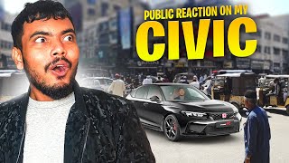 Best Public Reaction On New Modified CIVIC [upl. by Salhcin]