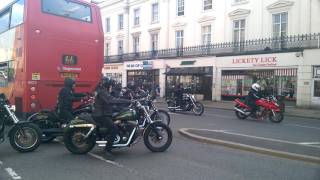 Outlaws MC England chapter  Leamington Spa 14052016 [upl. by Yatnoj253]