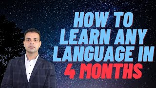 How To Learn Any Language in 4 months 📖 [upl. by Bay]