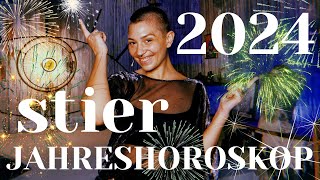 STIER 2024 JAHRESHOROSKOP  astrologische Energievorschau für ein glückliches amp erfolgreiches 2024 [upl. by Orenid]