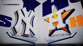 MLB The Show 24 PS5 Gameplay New York Yankees vs Houston ￼Astros Opening Day judge goes deep [upl. by Shaia]